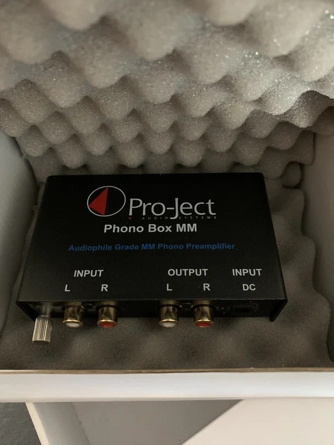 Pro-Ject Phono Box MM Pré-ampli Noir Neuf