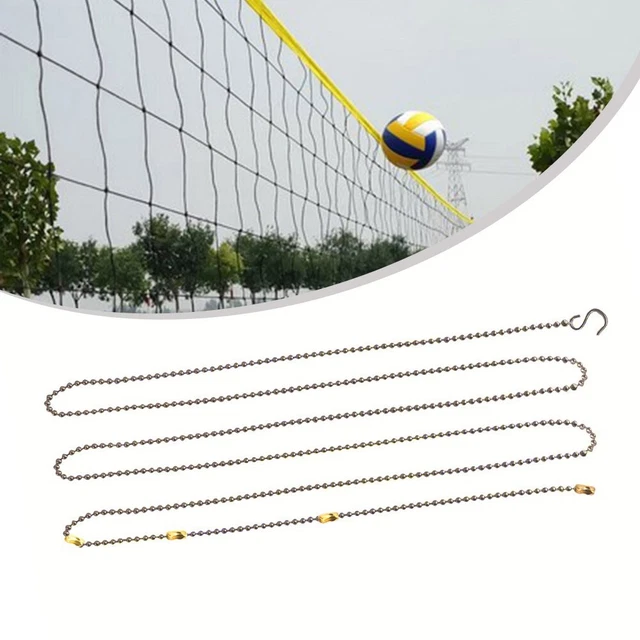 ADJUSTABLE VOLLEYBALL NET Height Chain Setter for Training and