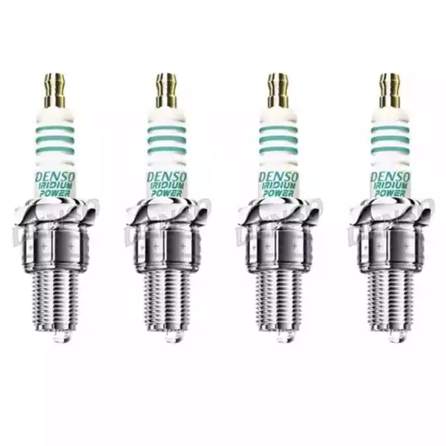 4x DENSO IRIDIUM POWER ZÜNDKERZEN IW24 passend für 4-ZYLINDER APRILIA CLASSIC