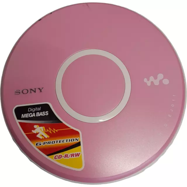 Sony Walkman Personal Portable Cd Player Pink - Model D-Ej011 - Spares/Repairs