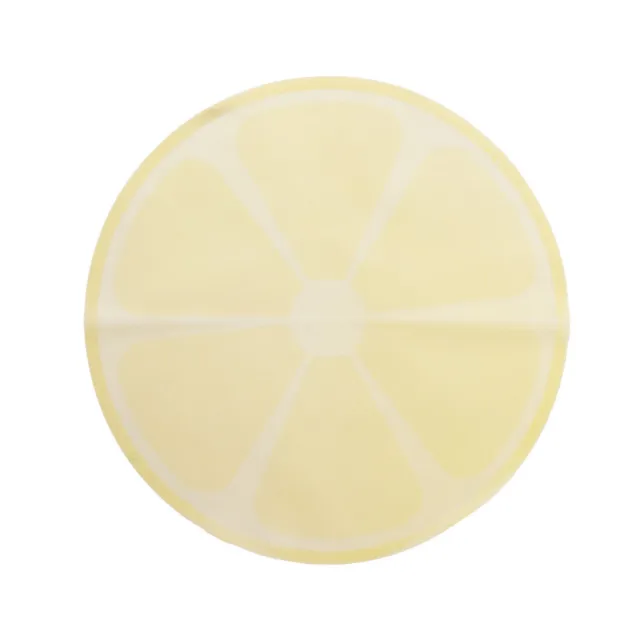Coperchi ciotola in silicone avvolgimenti elastici riutilizzabili coperchi alimentari espandibili (giallo)