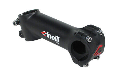 LEGA Cinelli Pista bicicletta manubrio gambo in Matt anodizzato nero 110mm 