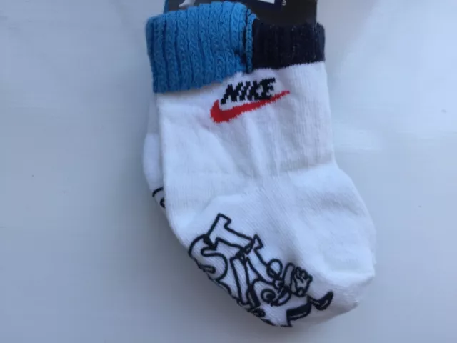 Nike bébé chaussettes antidérapantes (2 paires) neuves avec étiquette