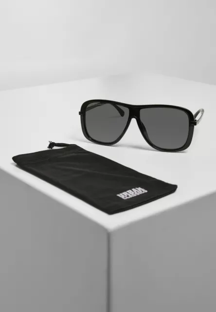 Urban Classics Sonnenbrille Sunglasses Milos Black/Black