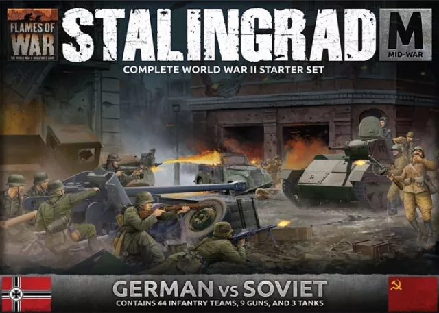 STALINGRAD seconda guerra mondiale COMPLETE STARTER SET in inglese FLAMES OF WAR