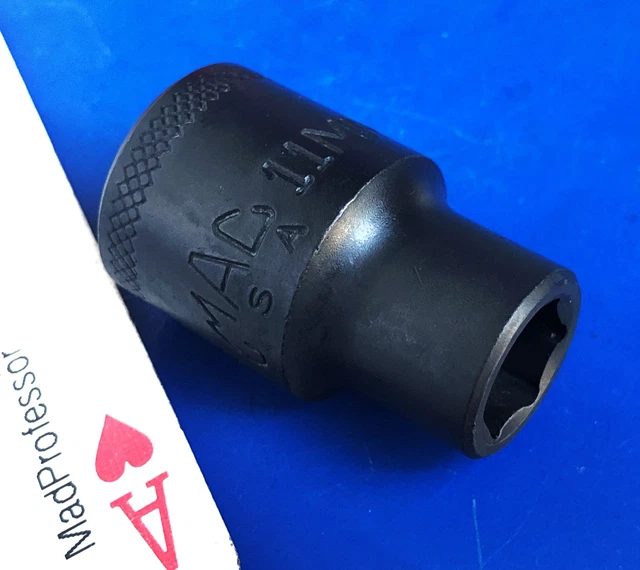 MAC Tools USA 1/2" drive Metric 11mm Shallow 6-point Impact Socket wrench NEW