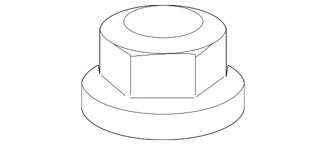 Genuine Ford Hold Down Nut W701694-S441