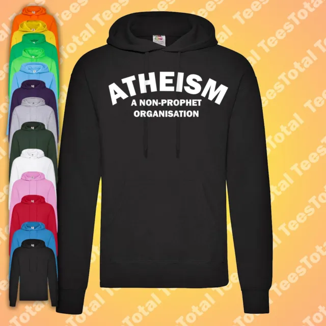 Atheism A Non-Prophet Organisation Hoodie | Funny | Atheist | Religion |