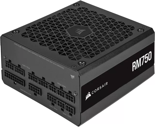Corsair RM750 Alimentatore PC,Modulare,ATX,80 Plus Gold,750Watt,Serie RMX,Nero