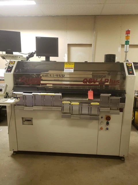 QUAD QSV1 Plus pick n place assembler. Multiple Feeders, Shakers, AS IS