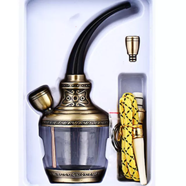 Household Simple Dual-Purpose Hookah Shisha Water Bong Tobacco Herb Pipe