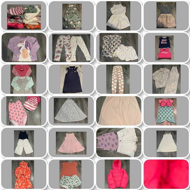 bundle of girls clothes age 6-7 years.                (c40)