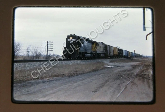 Original '79 Ektachrome Slide NW Norfolk Western 1613 SD40 action Briceton 29H41