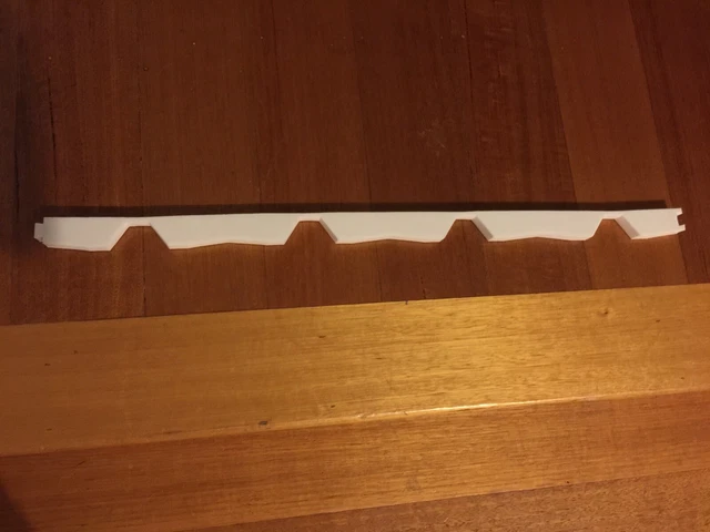 Car Roof Liner Material 20-Pack Trimdeck Roof Infill Strips - Top Style Foam Strips For Roofing Panels Corrugated Roof Infill - Foto 9