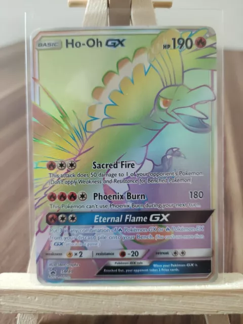 Ho-Oh GX Rainbow Rare SM 80 Black Star Promo