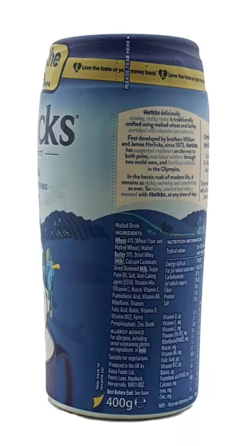 Horlicks Original Hot Malty Drink, 400g 2