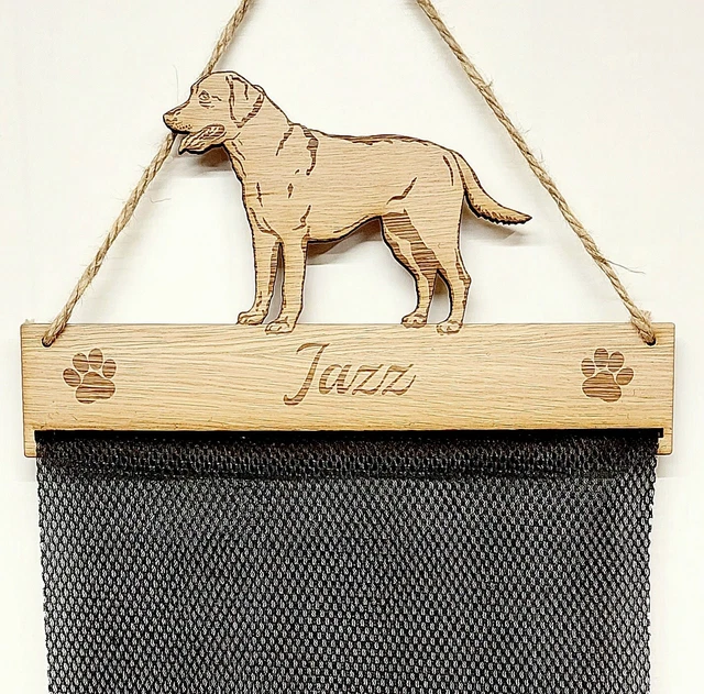 Soporte de roseta chapa de roble chapa de roble Labrador perro cachorro