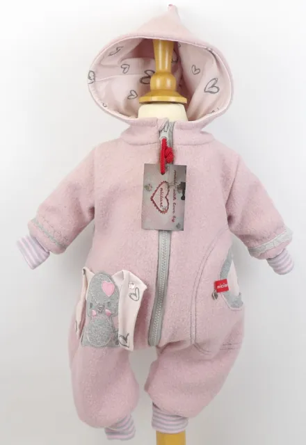 niciart design ♥BABY WALKOVERALL♥BABY WOLLWALK ANZUG ♥WALK EINTEILER ♥ROSA HASI 2