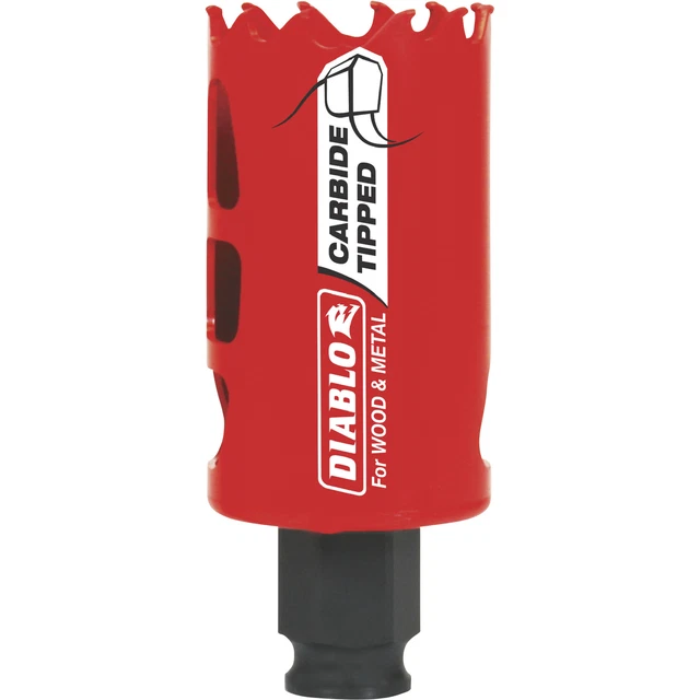 Diablo 1 1/2in. Carbide-Tipped General-Purpose Hole Saw, Model# DHS1500CT