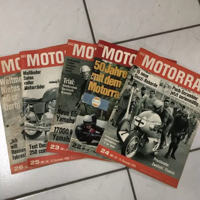 Das Motorrad 1969, Heft 22 bis 26