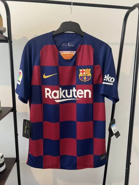 FC BARCELONA 2019 2020 Home Shirt Soccer Jersey Nike Genuine BNWT Medium