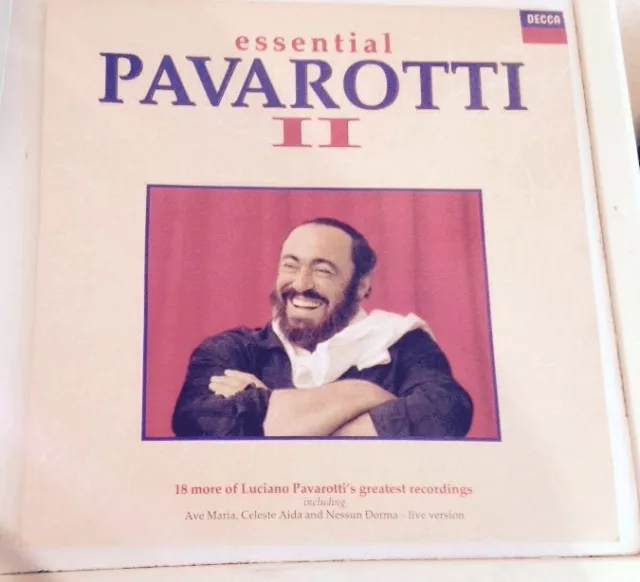 Luciano Pavarotti 'Essential Pavarotti Ii' Uk Lp