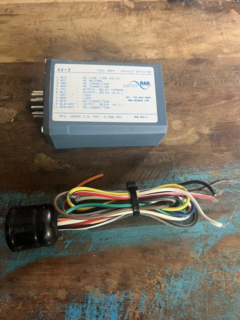 Detector a prueba de fallas de bucle de un solo canal RENO AX-3 120vac
