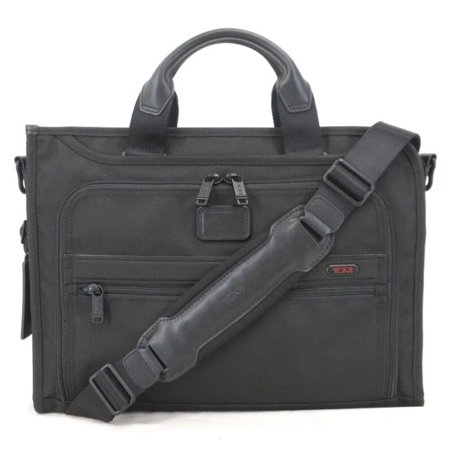TUMI Briefcase 26303110DO 2WAY Business Bag Deluxe Portfolio Alpha 2 Black