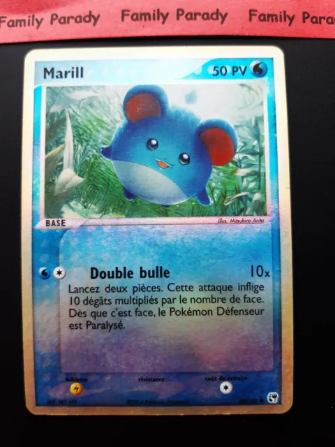 Marill REVERSE 50pv 68/100 Pokemon Card Ex Sandstorm Occ