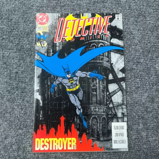 DETECTIVE COMICS #641 F/VF, Batman, Direct, DC 1992 Stock Image