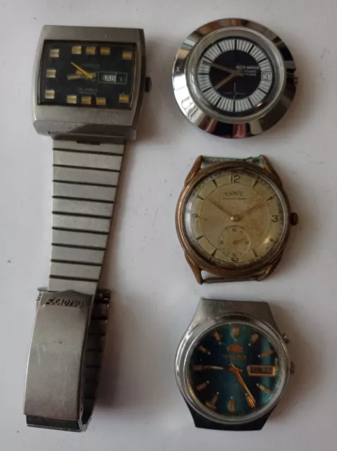 LOTE 003-Relojes Antiguos mecánicos