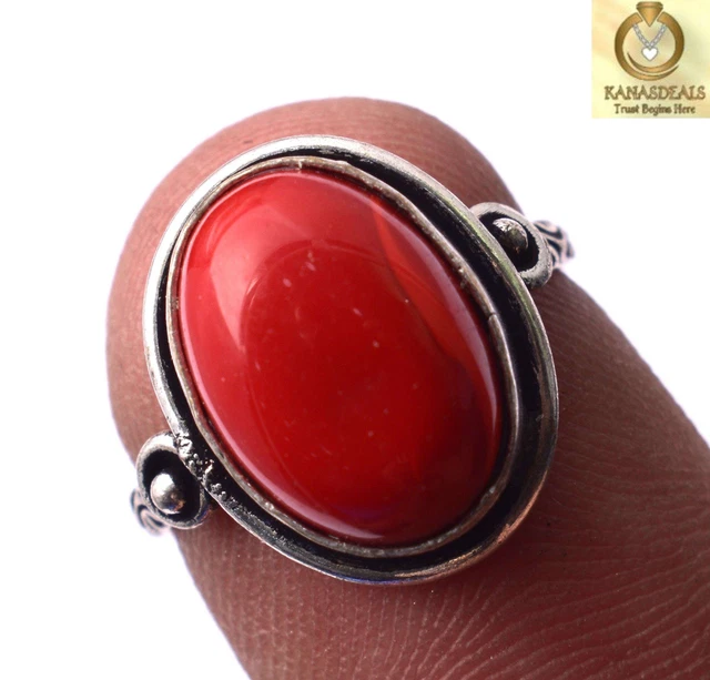 Coral Plated Ring Spectacular Jewellery 7 GM Value-Priced @1.99-69723