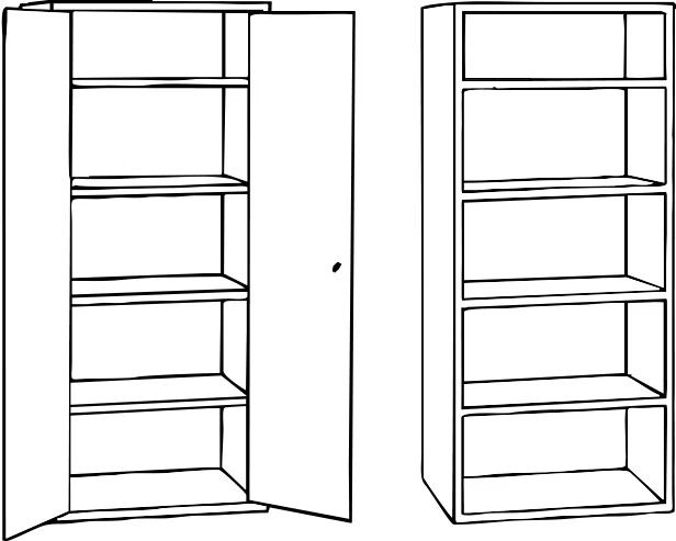 Flügeltürenschrank 1950x920x420 mm Lichtgrau/anthrazitgrau