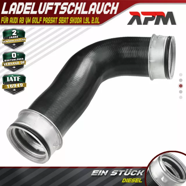 Ladeluftschlauch Turboschlauch für Audi A3 VW Golf Passat Seat Skoda 1.9L 2.0L