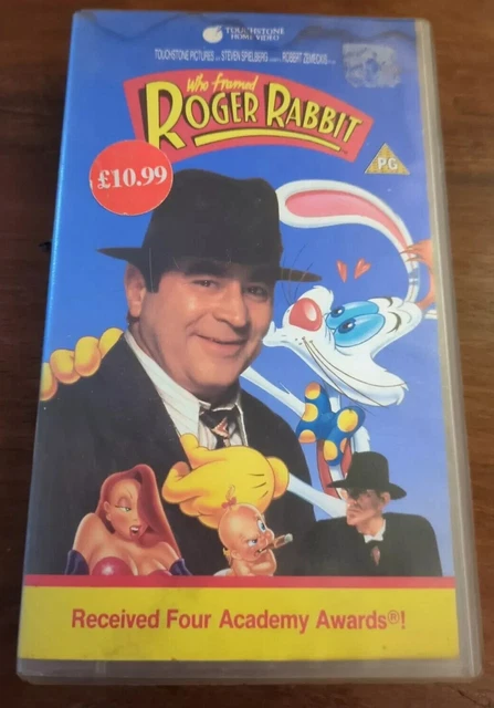 VHS VIDEO WHO FRAMED ROGER RABBIT Bob Hoskins dir Robert Zemeckis ...