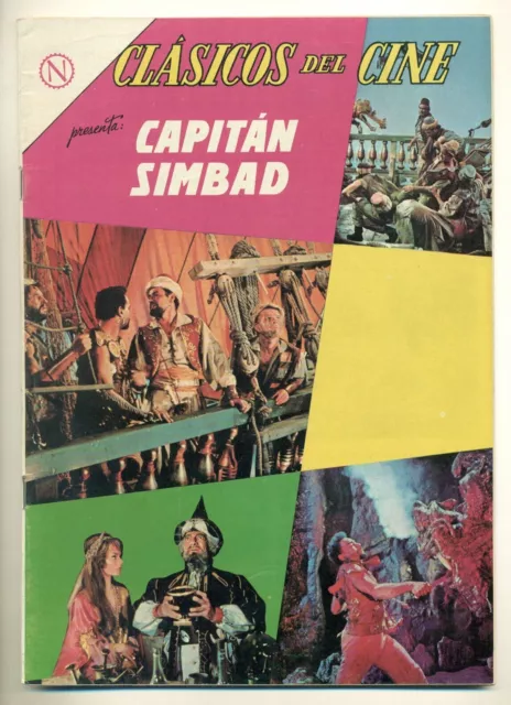 CLASICOS del CINE #114 Capitán Simbad, Novaro Comic 1964