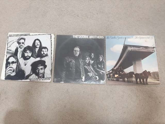 Vintage LP Vinyl Record Lot of 3 -Doobie Brothers -Fair Cond Vintage LP Vinyl Record Lot of 3 -Doobie Brothers -Fair Cond