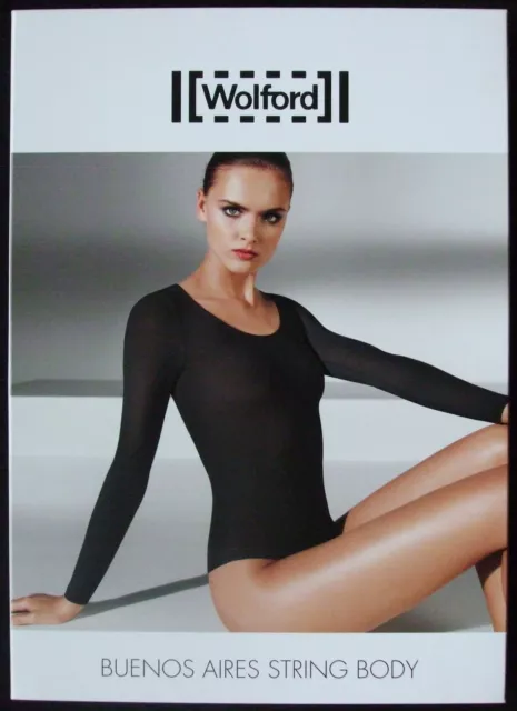 WOLFORD BUENOS AIRES STRING BODY, BODYSUIT, SMALL, in Java (4679