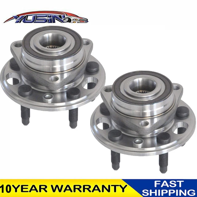 2 Front Rear Wheel Bearing & Hubs for Chevy Equinox GMC Terrain Cadillac XTS CTS