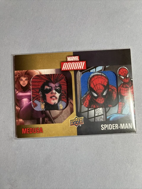 SPIDERMAN Medusa 2016 Upper Deck Marvel Comics Annual Dual Character Patch DCP-4