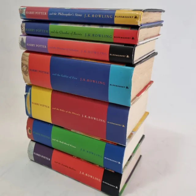 Harry Potter Complete Hardback Book Set Books 1-7 Bloomsbury First Edition