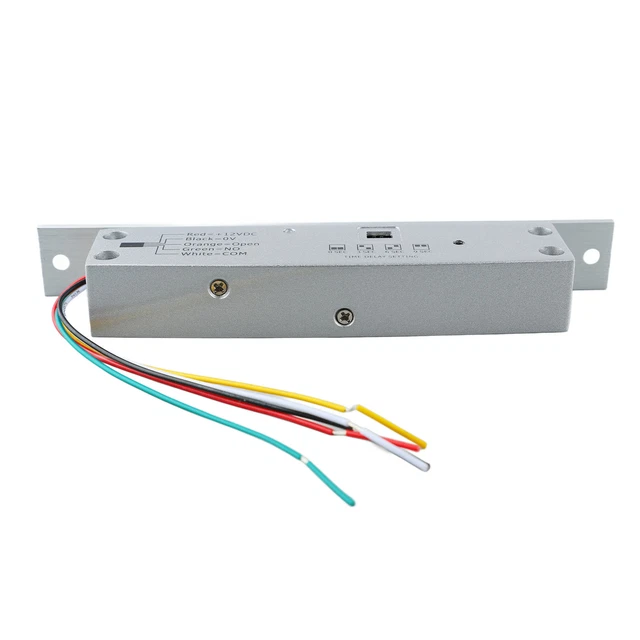(Power Off Unlocking)Electric Drop Plug Electric Lock Solid Structure For Door