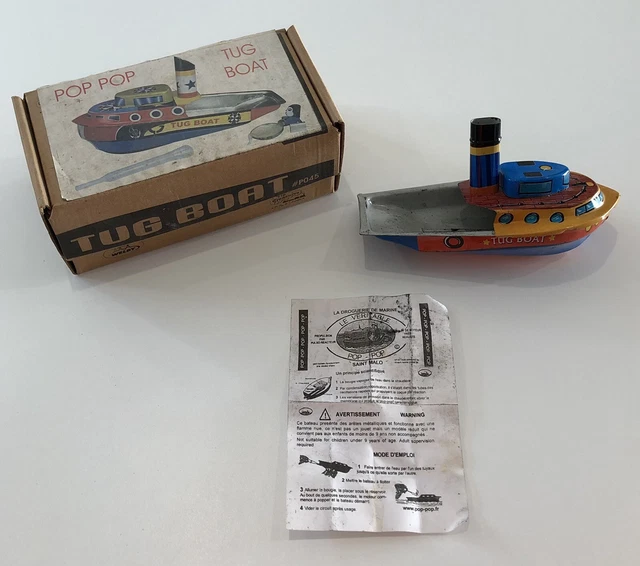JOUET TOLE BATEAU Vapeur Marklin Piqe Toy Boat Märklin EUR 9.100,00