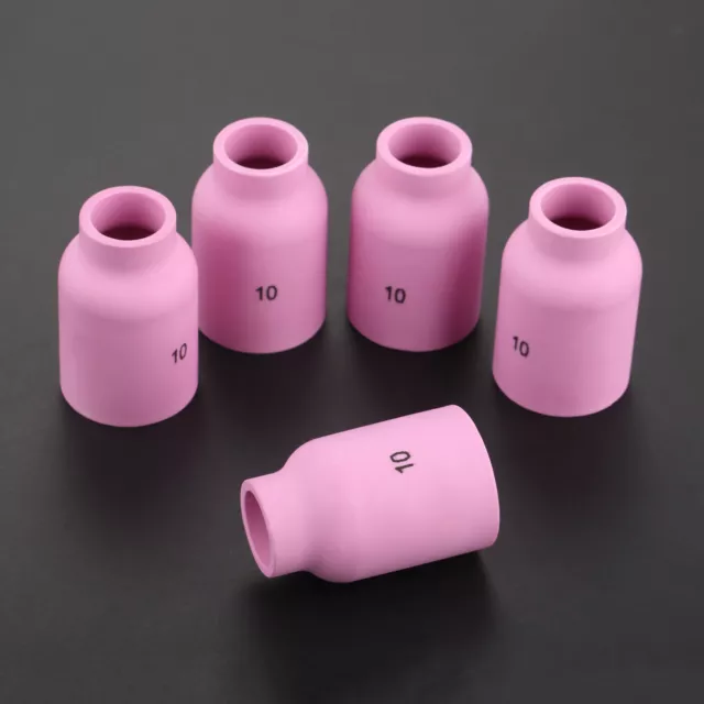 5PCS 53N88 #10 TIG Welding Gas Lens Ceramic Cup Fit WP-9/17/18/20/26 Torch Parts 2