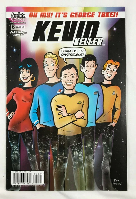 Archie's Pal Kevin Keller #6 Comic GEORGE TAKEI Star Trek Variant Cover 2013