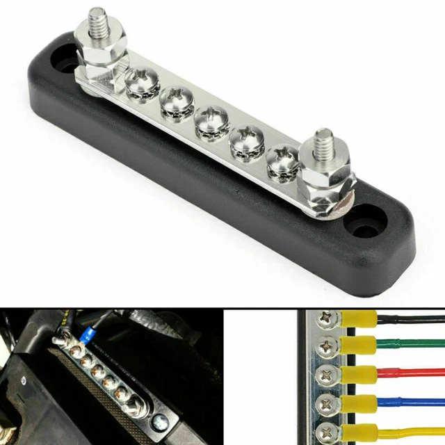 5 POINT 100A Bus Bar Verteilungsblock Terminal Block Für Auto Marine ...