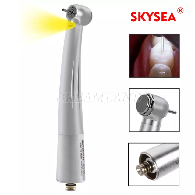 NSK Style Dental LED Fiber Optic High Speed Handpiece Turbine SKYSEA UK