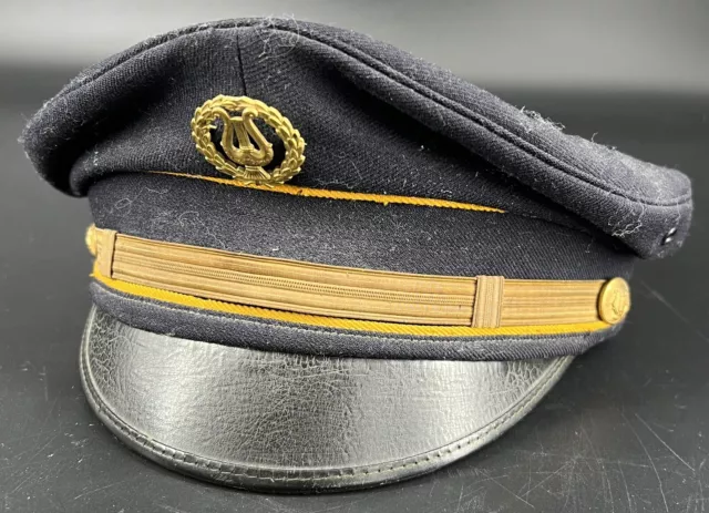 Antique George Evans & Co Evans Superior Uniforms Military Musician Hat Cap