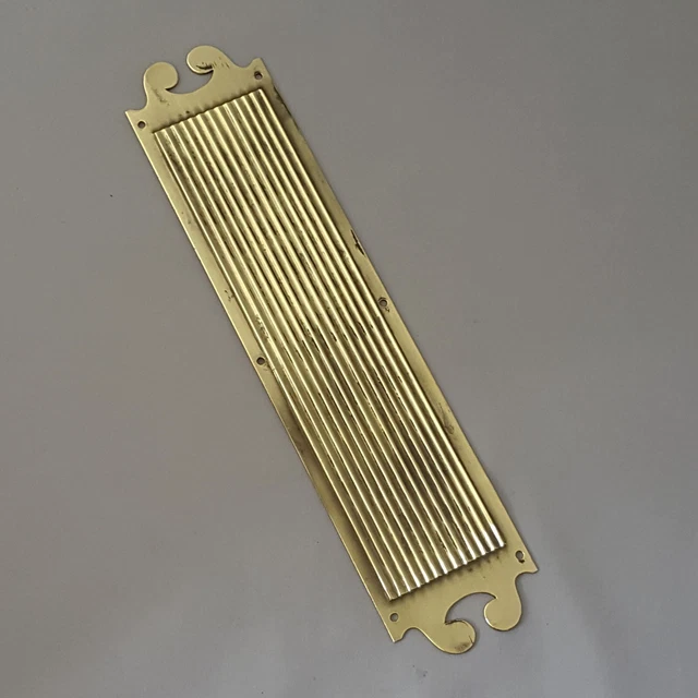 1920s Reeded Finger Plate