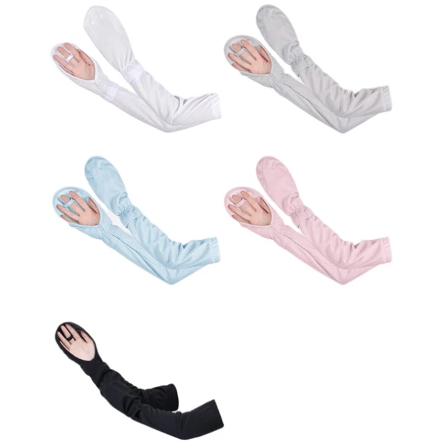 UV Protection Arm Cover Unisex Cooling Arm Sleeves Non Slip Polyester Fiber